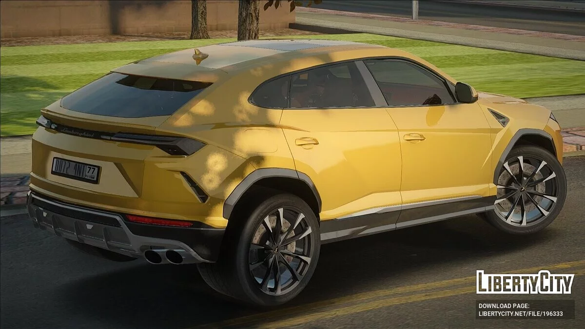 Звуки автомобиля Lamborghini Urus / GTA San Andreas