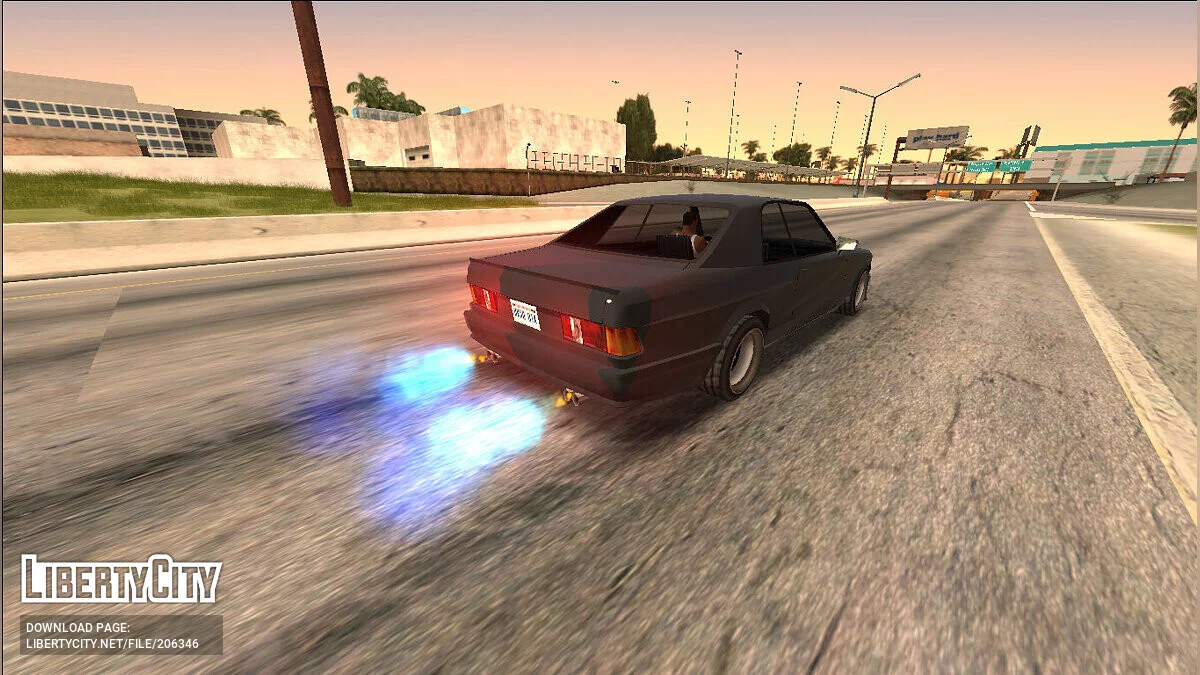 Новые звуки шин, закиси азота и заднего хода / GTA San Andreas