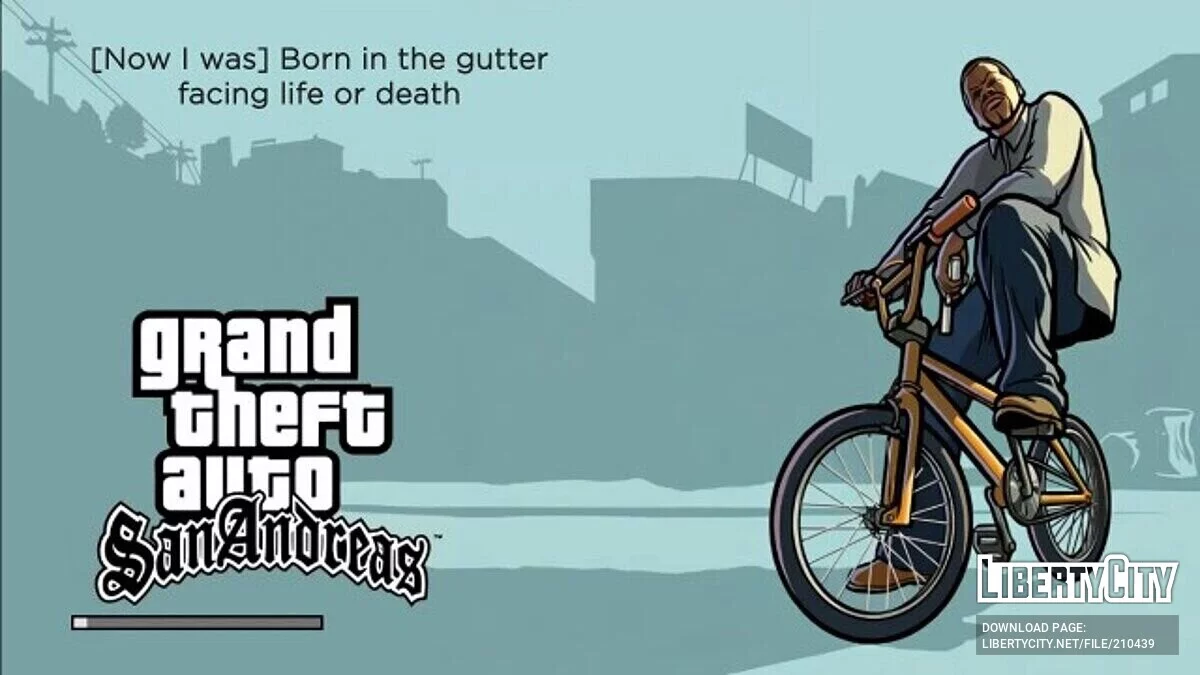 Тупак читает рэп во время загрузки / GTA San Andreas