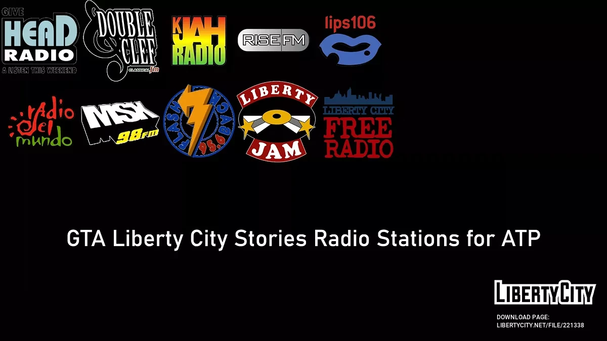 Радиостанции из GTA Liberty City Stories для ATP для GTA San Andreas