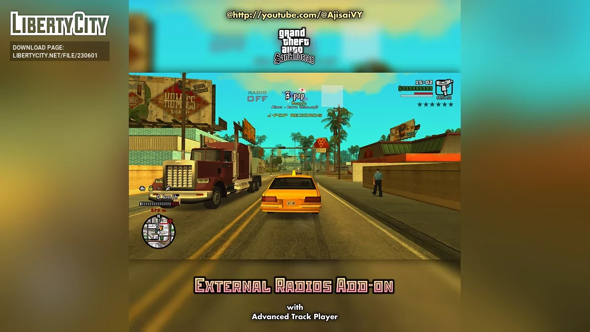 Новая радиостанция J-Pop Records / GTA San Andreas