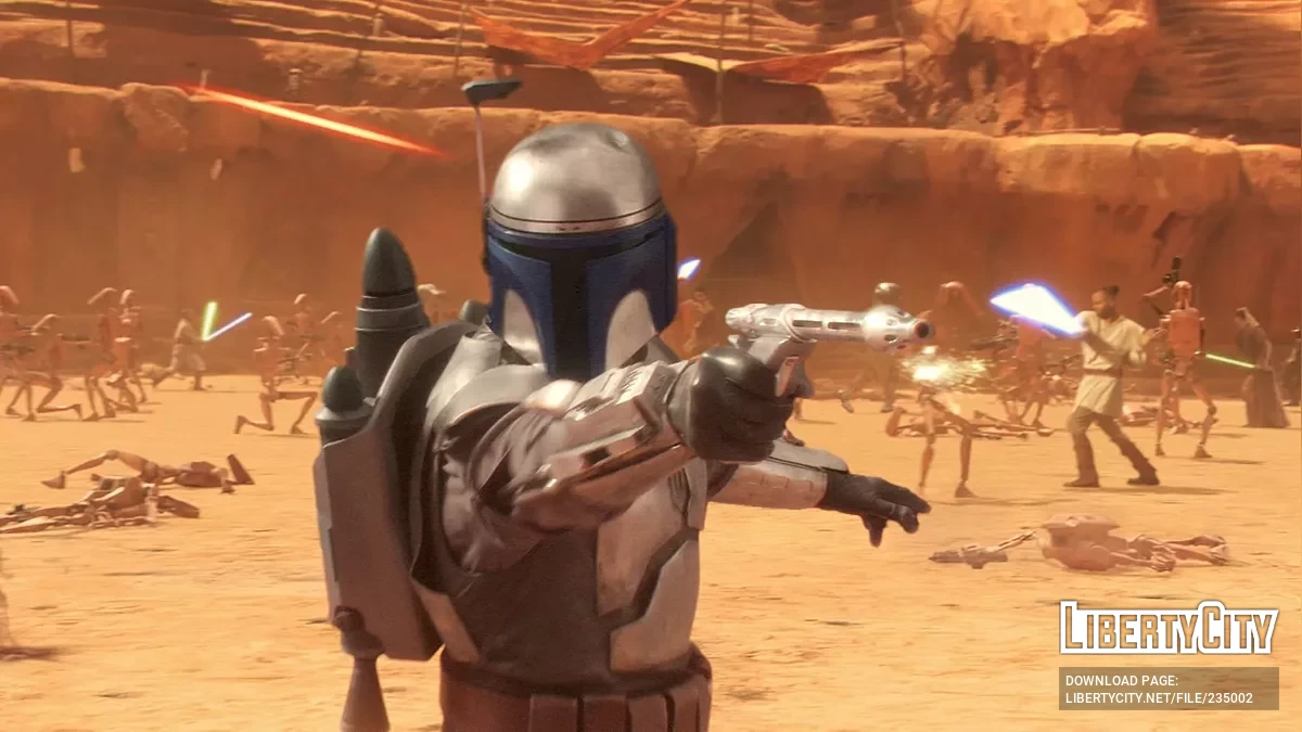 Звук бластера WESTAR-34 Джанго Фетта из Звездных Войн (EarShot) / GTA San Andreas