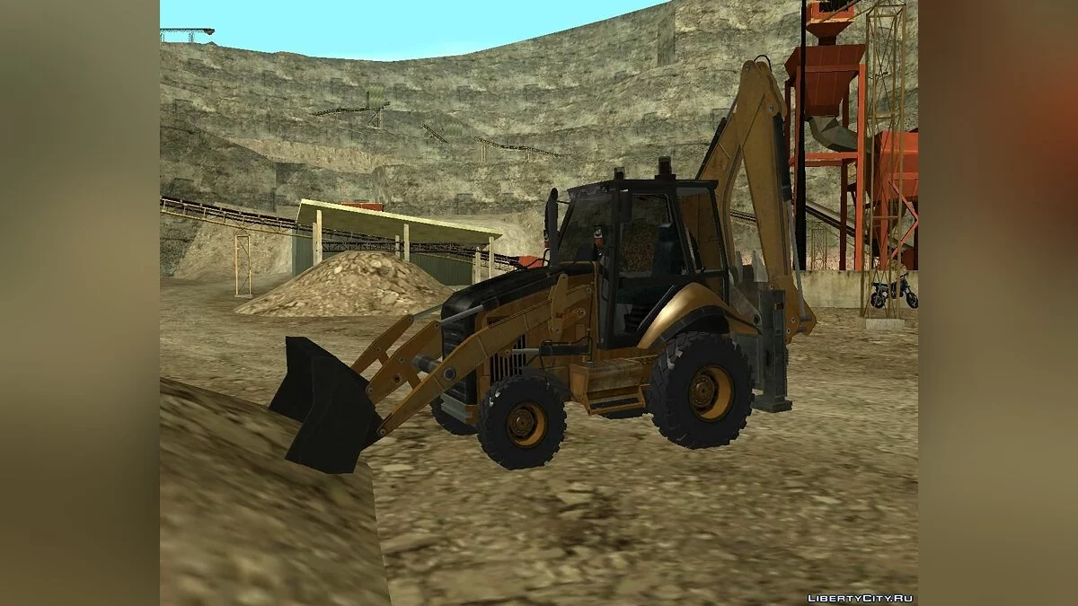 Lastik Tekerli Dozer / GTA San Andreas