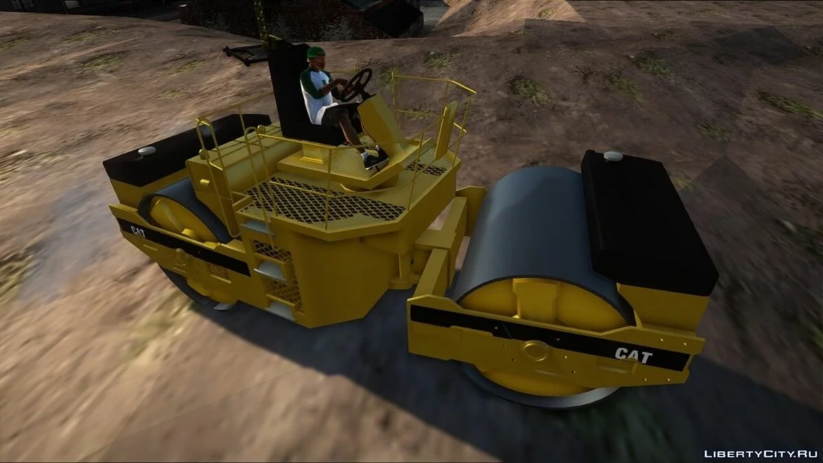 Дорожный каток CATERPILLAR / GTA San Andreas