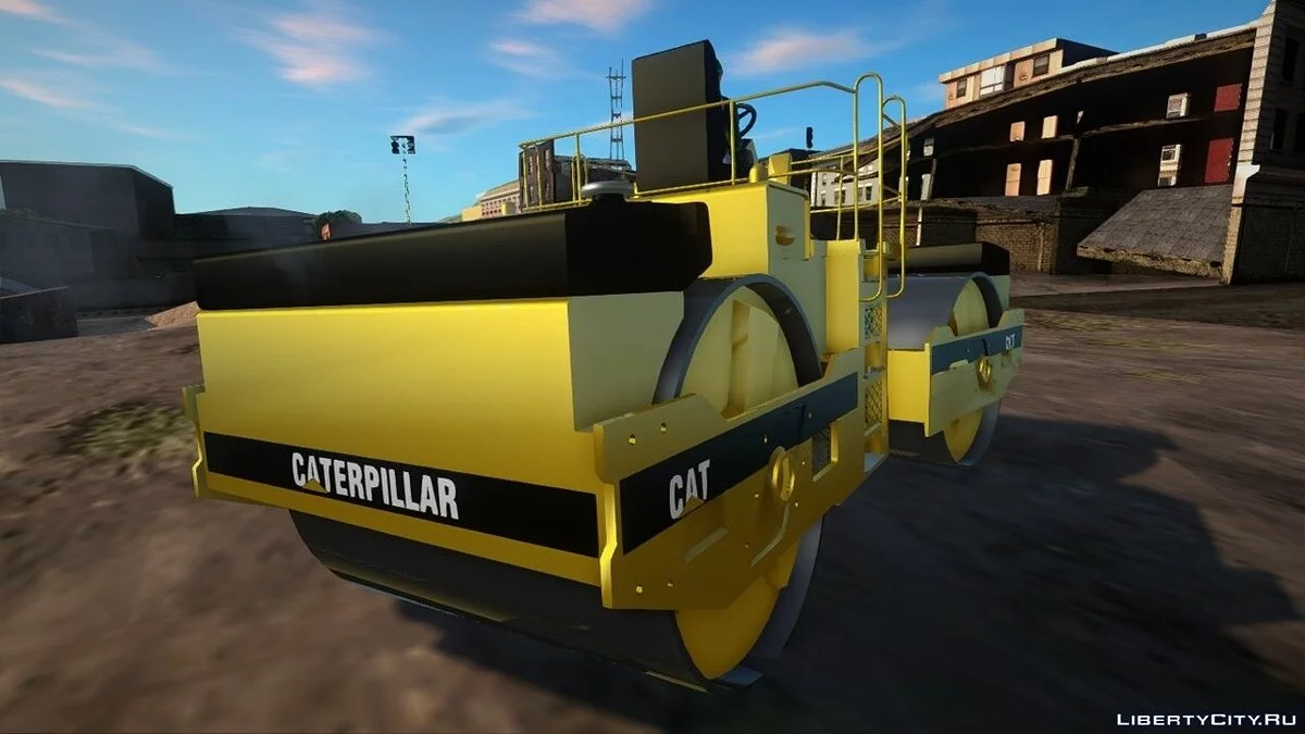 Дорожный каток CATERPILLAR / GTA San Andreas
