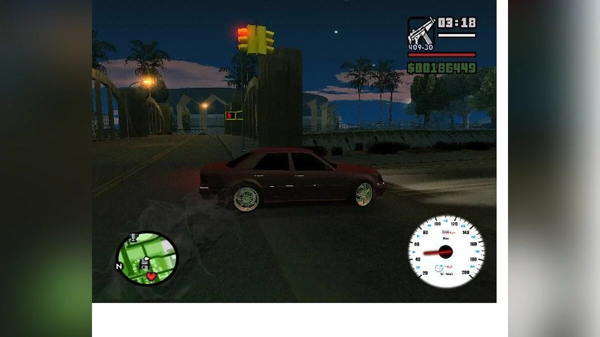 Speedometr v.0.1 / GTA San Andreas