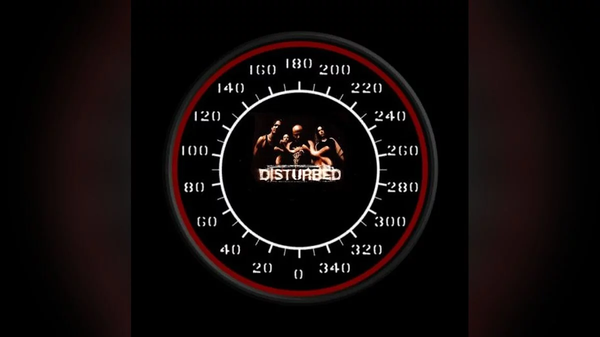 Спидометр Disturbed / GTA San Andreas