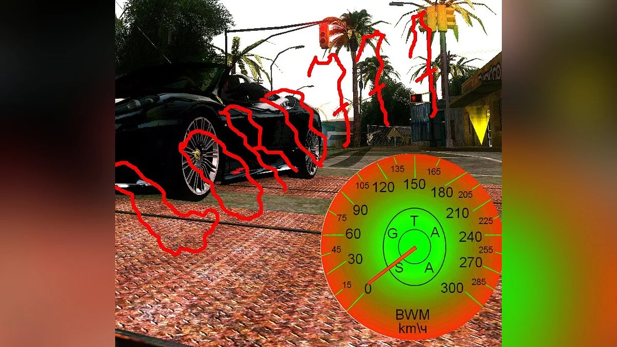 Спидометер v.2.0 / GTA San Andreas