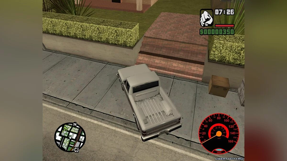 Спидометр [ночью меняет цвет] / GTA San Andreas