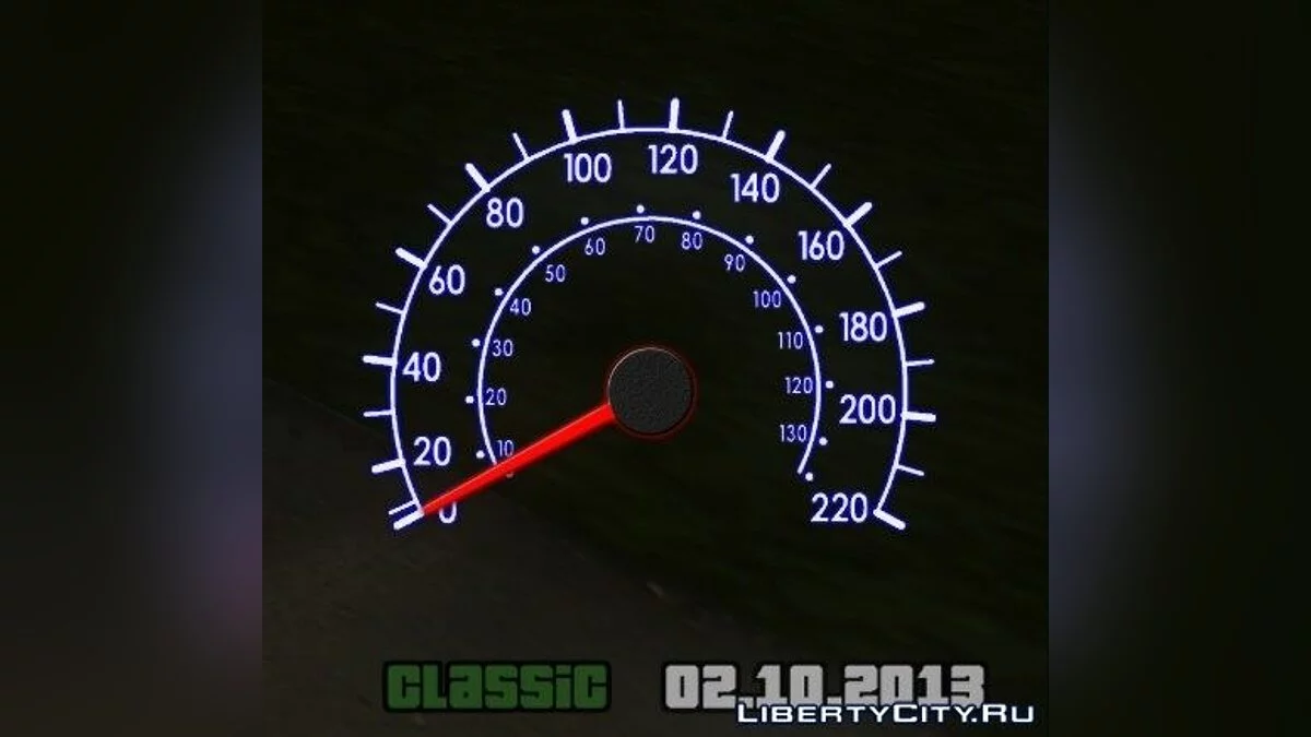KIA Spectra speedometer / GTA San Andreas