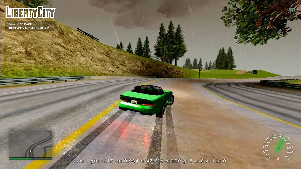 Ночной спидометр для SpeedoSA / GTA San Andreas