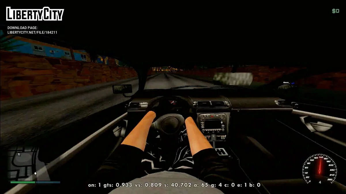 Ночной спидометр для SpeedoSA / GTA San Andreas