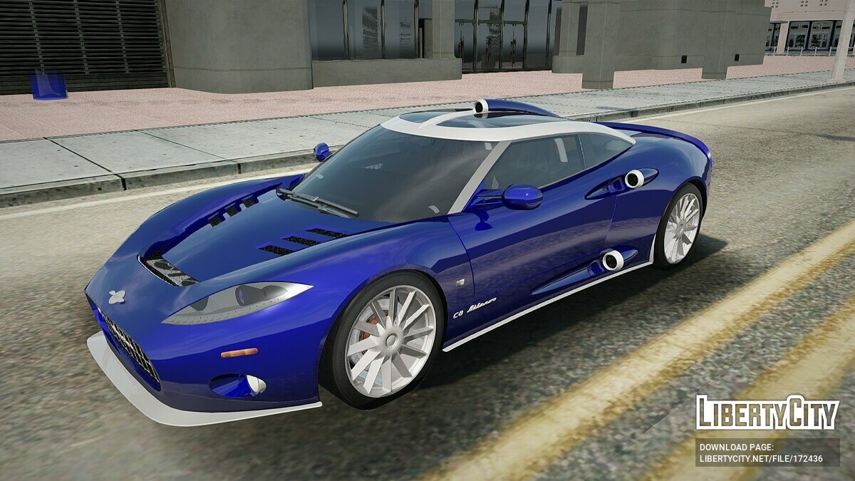 Скачать 2009 Spyker C8 Aileron для GTA San Andreas