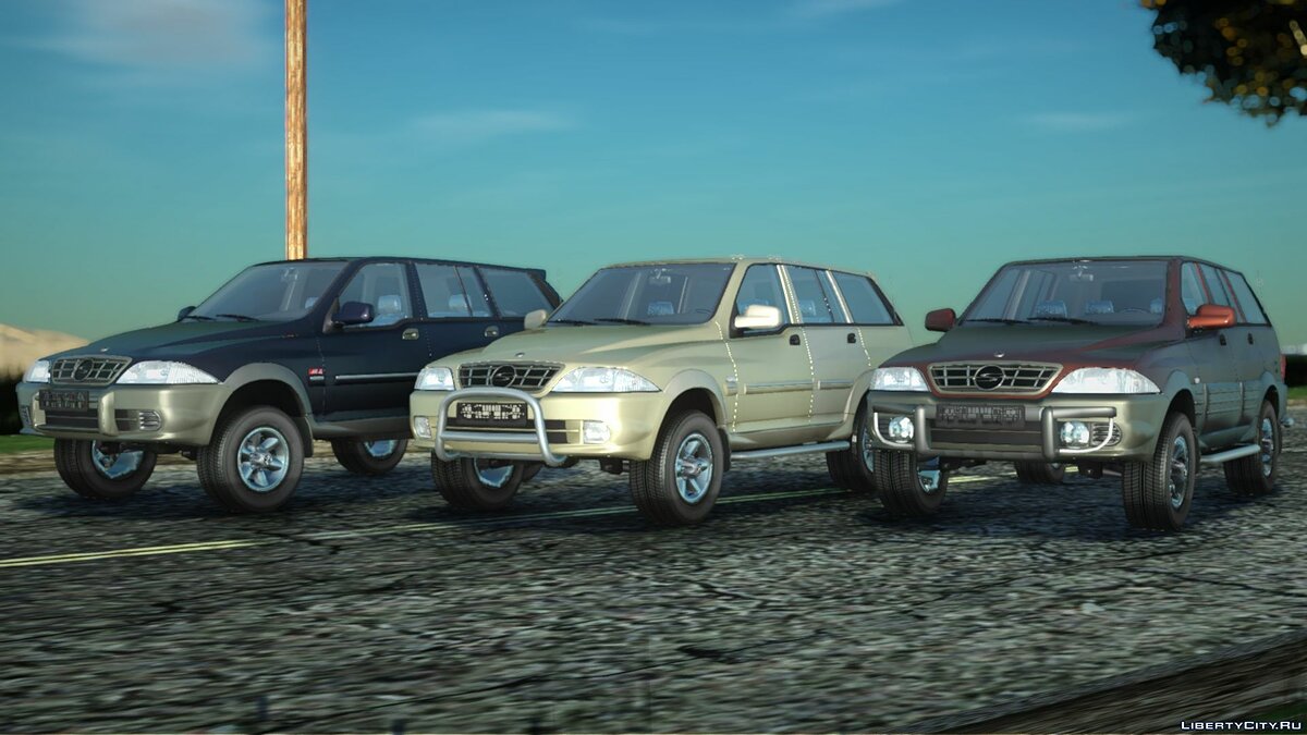 Скачать SsangYong Musso 2.9 для GTA San Andreas