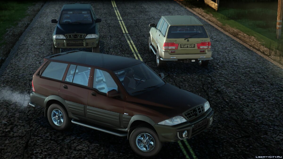 Скачать SsangYong Musso 3.2 для GTA San Andreas