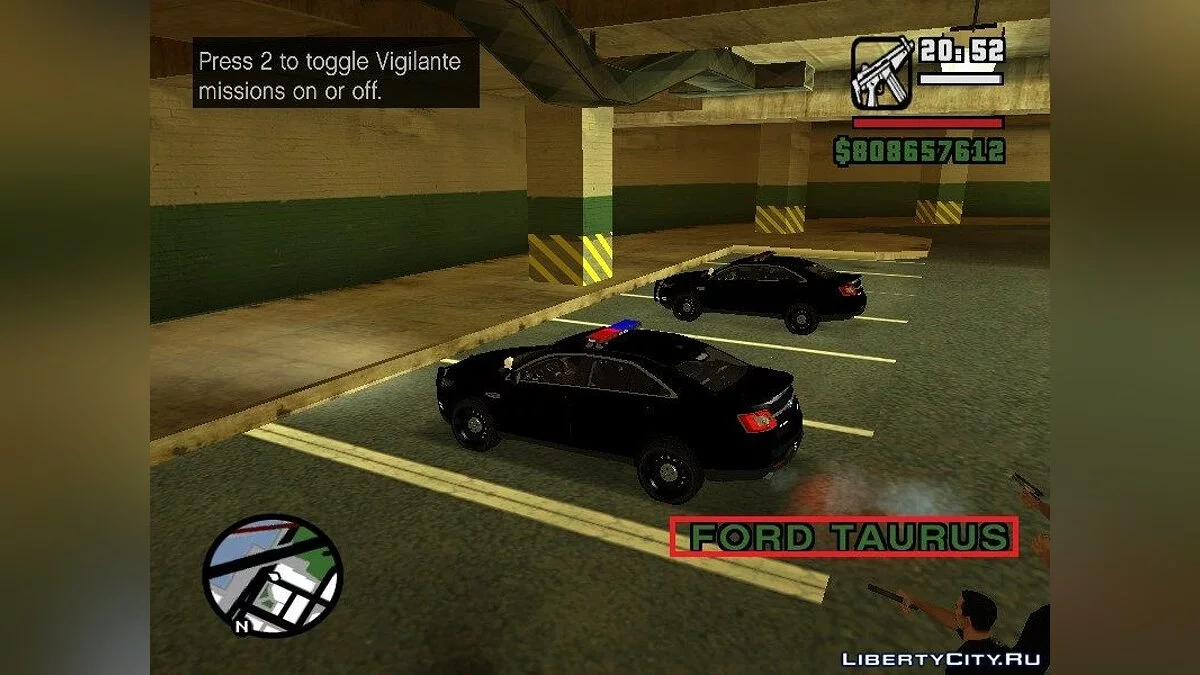 Присваивание полицейским авто свои название / GTA San Andreas