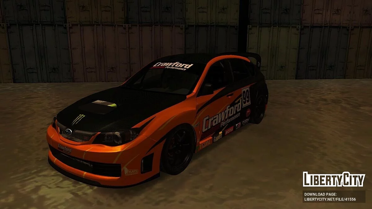 Subaru Impreza WRX STI Gymkhana N14 Shape / GTA San Andreas