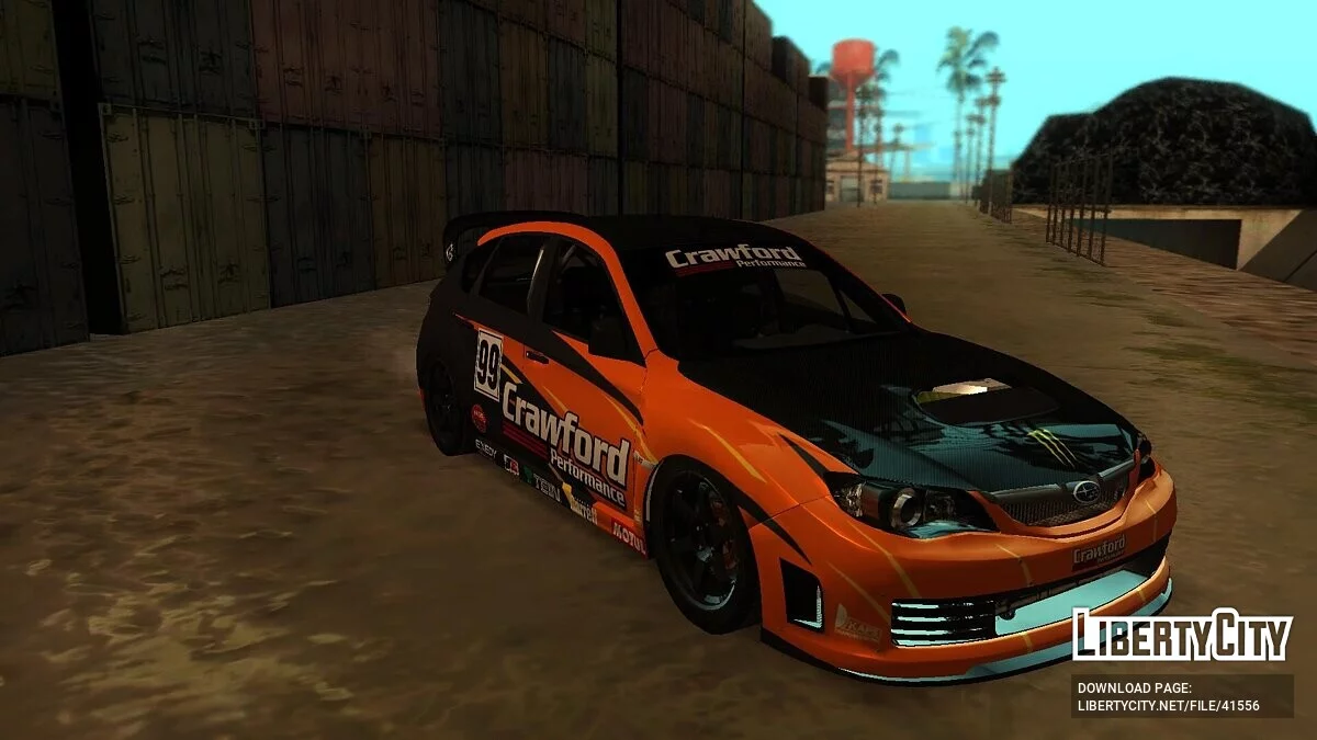 Subaru Impreza WRX STI Gymkhana N14 Shape / GTA San Andreas