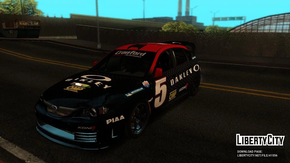 Subaru Impreza WRX STI Gymkhana N14 Shape / GTA San Andreas