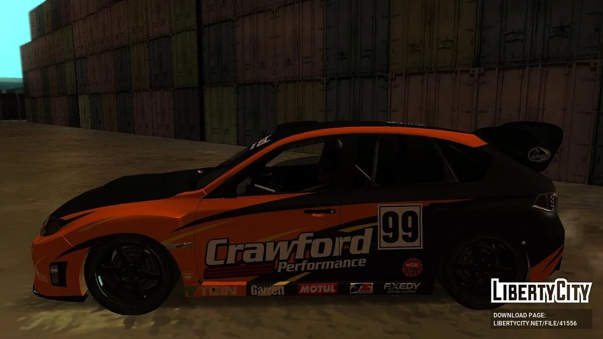 Subaru Impreza WRX STI Gymkhana N14 Shape / GTA San Andreas