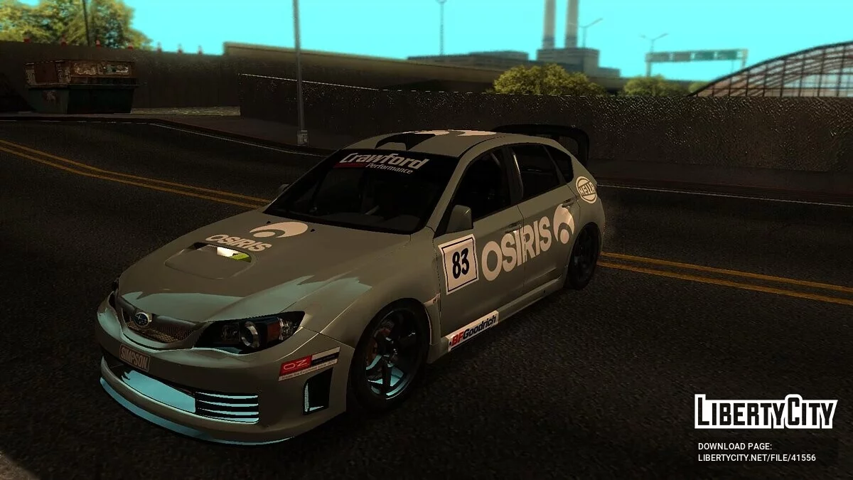 Subaru Impreza WRX STI Gymkhana N14 Shape / GTA San Andreas