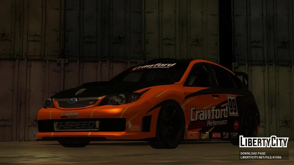 Subaru Impreza WRX STI Gymkhana N14 Shape / GTA San Andreas