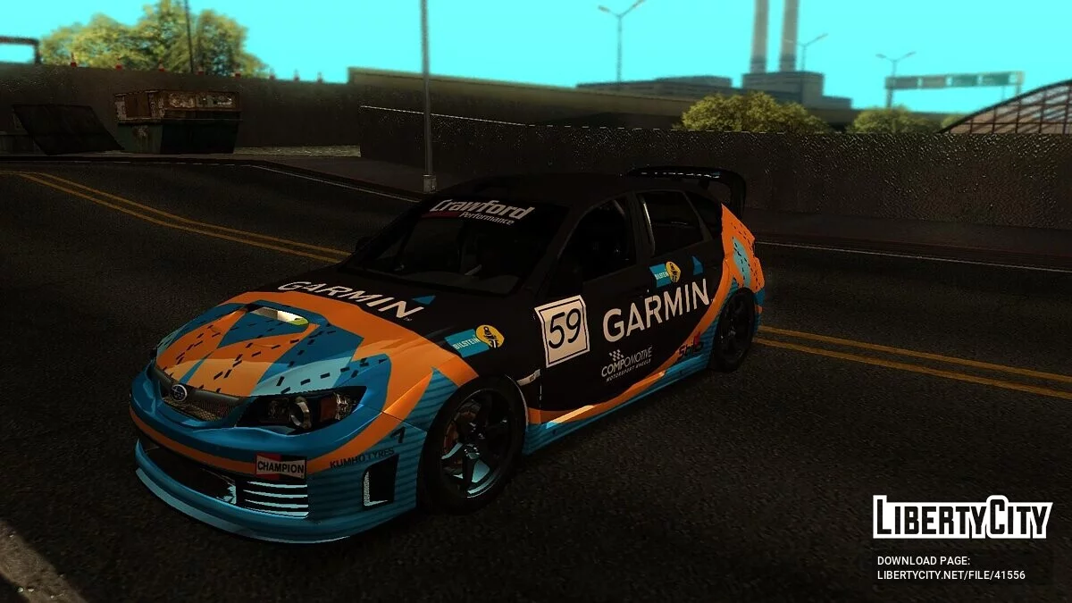 Subaru Impreza WRX STI Gymkhana N14 Shape / GTA San Andreas