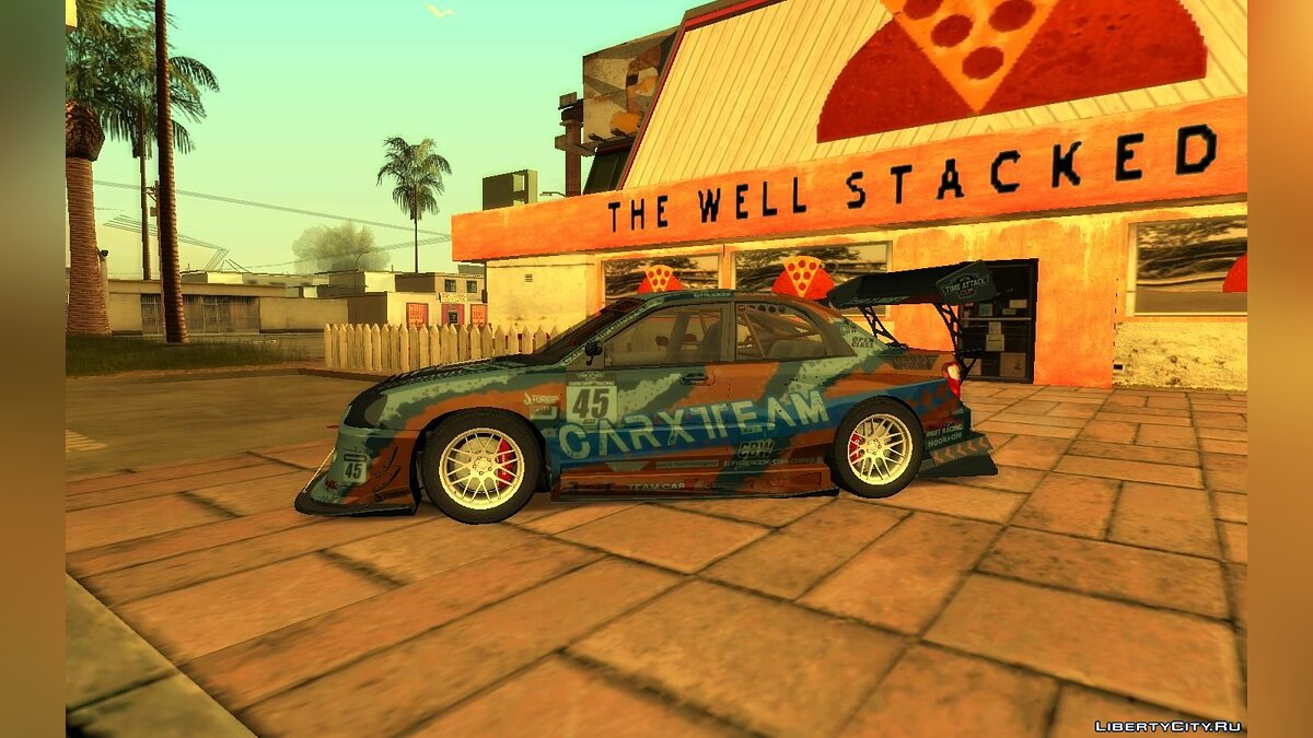 Скачать 2003 Subaru Impreza WRX STi Series II Time Attack [GD] для GTA San  Andreas