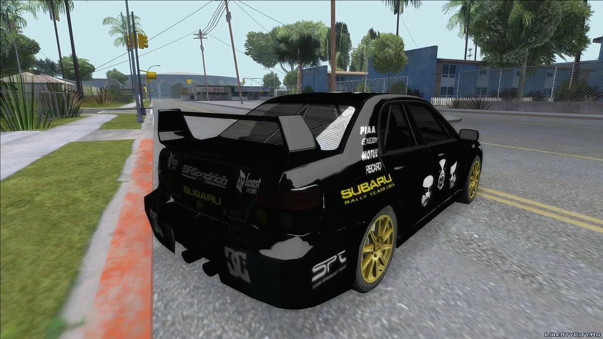 Subaru Impreza WRC STI Black Metal Rally / GTA San Andreas