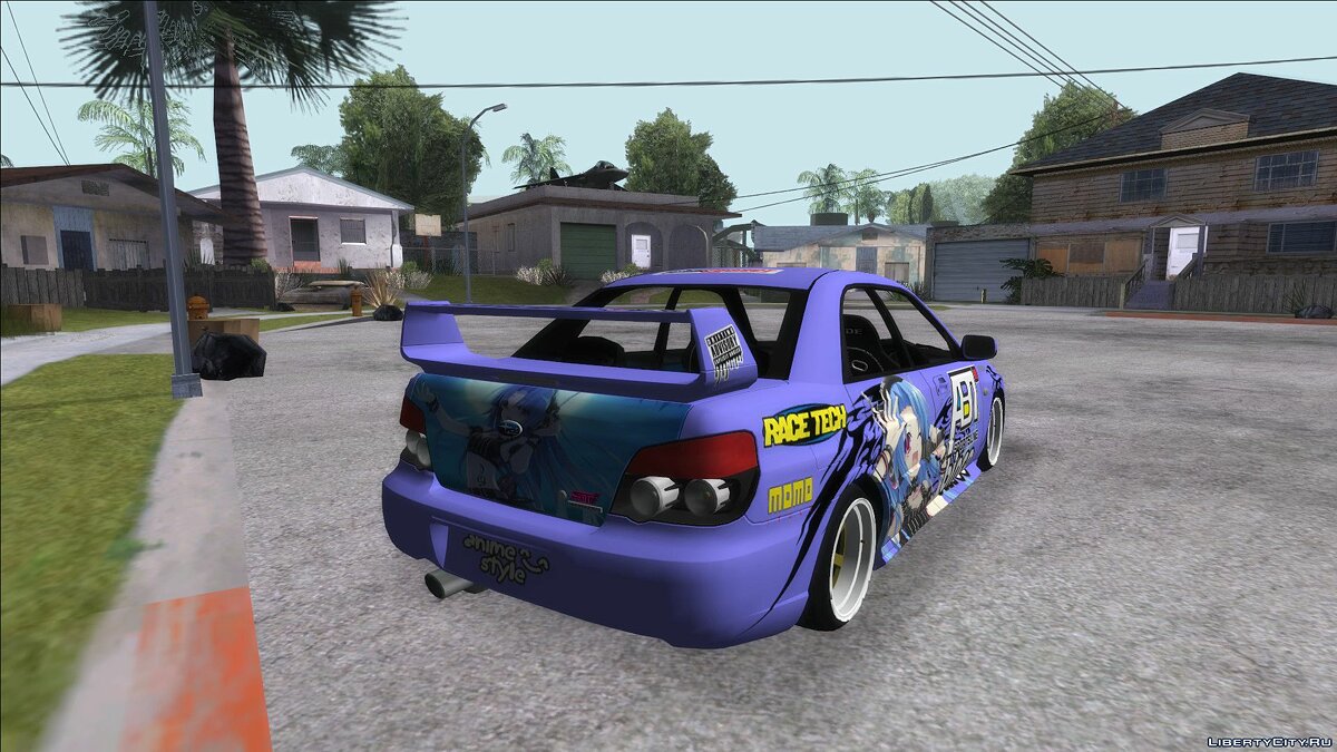 Скачать Subaru Impreza WRX STI 5pb Itasha для GTA San Andreas