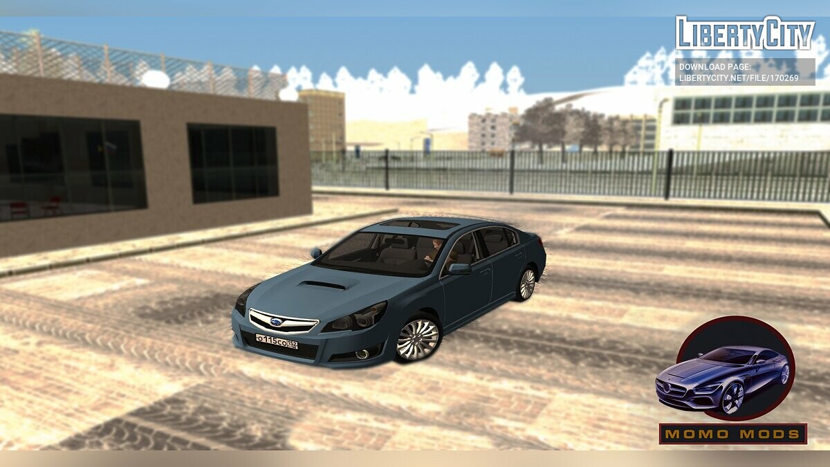 Скачать Subaru Legacy B4 2010 для GTA San Andreas