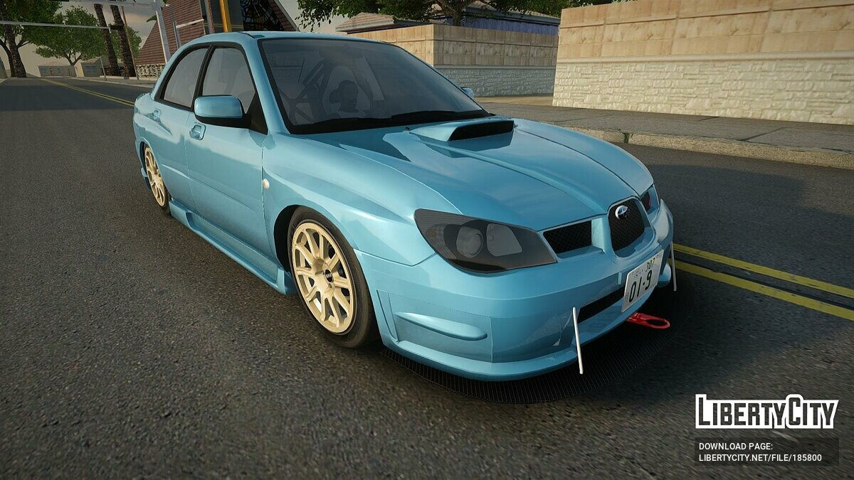 Замена impreza.dff в GTA San Andreas (4 файла)