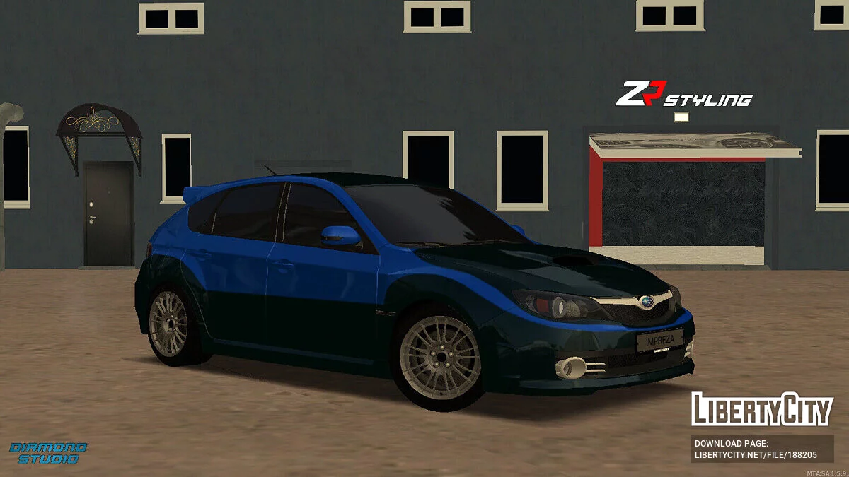 Subaru Impreza WRX STI + CCD / GTA San Andreas