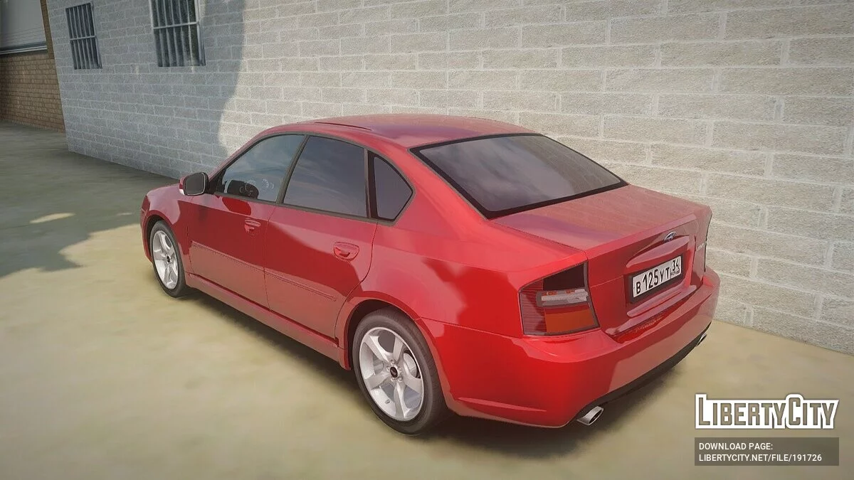 Subaru Legacy 2005 / GTA San Andreas