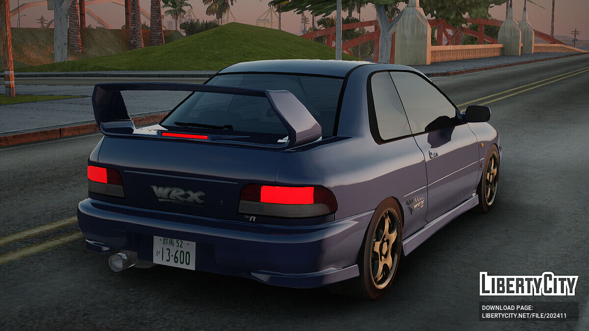 Скачать Subaru Impreza WRX GC8 InitialD для GTA San Andreas