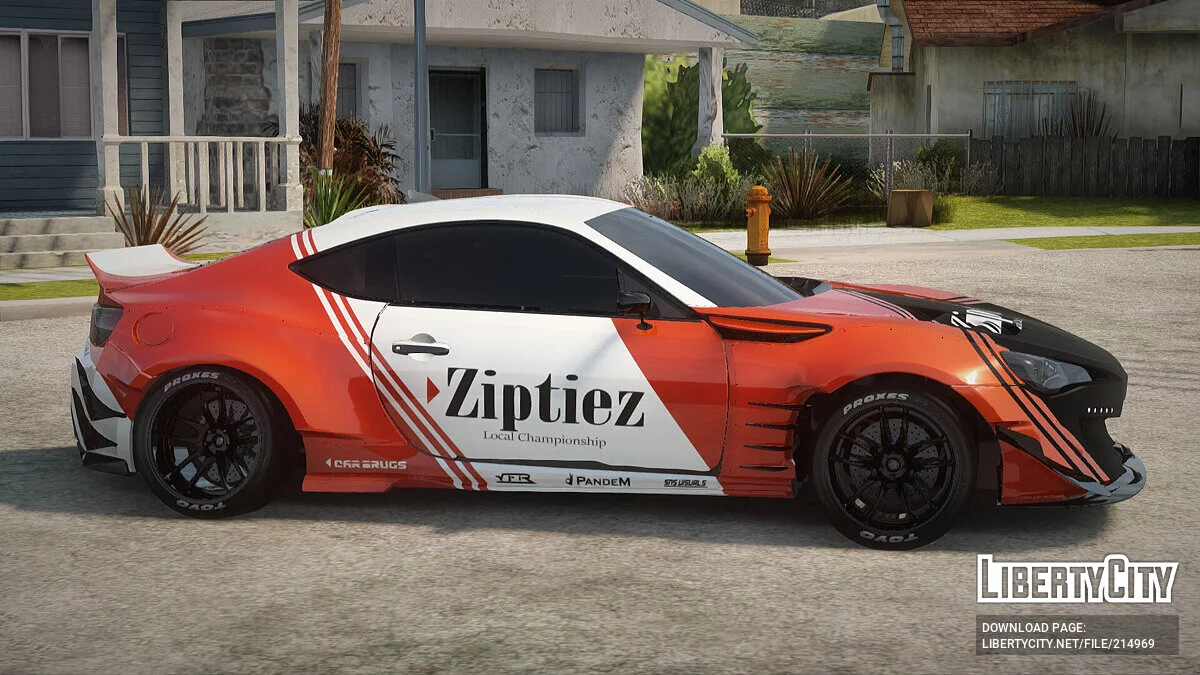 Subaru BRZ Rocket Bunny Ziptiez / GTA San Andreas