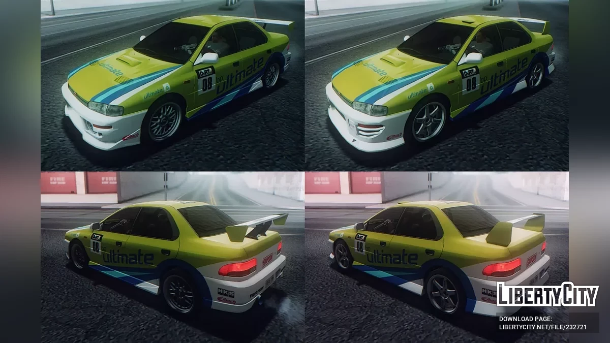 1994 Subaru Impreza WRX STi (GC8) / GTA San Andreas