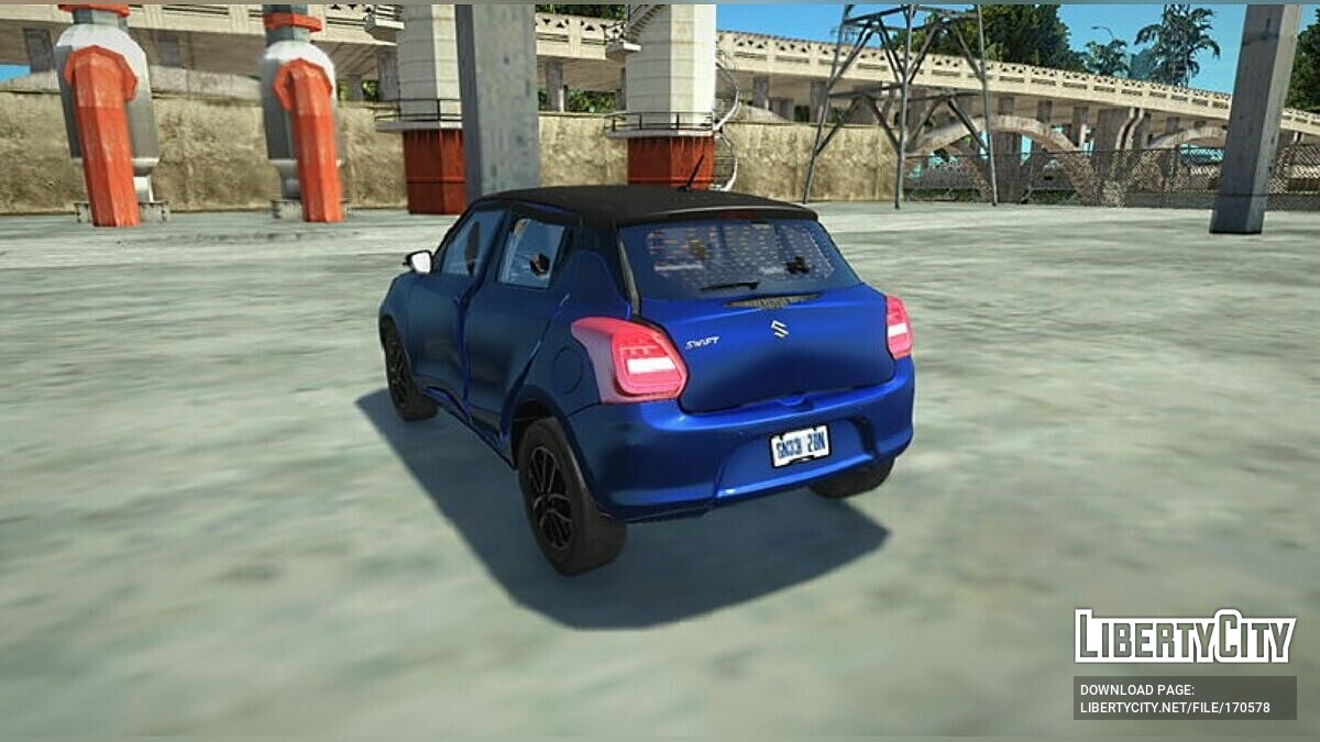 Скачать 2022 Suzuki Swift Facelift для GTA San Andreas