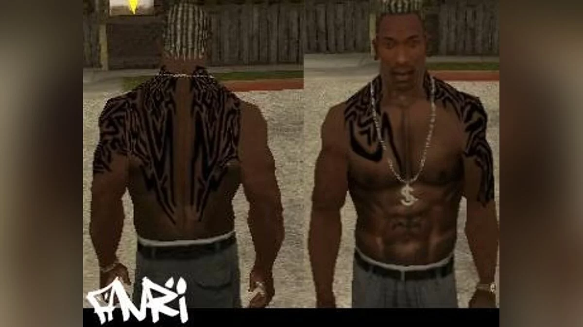 Тату для CJ / GTA San Andreas