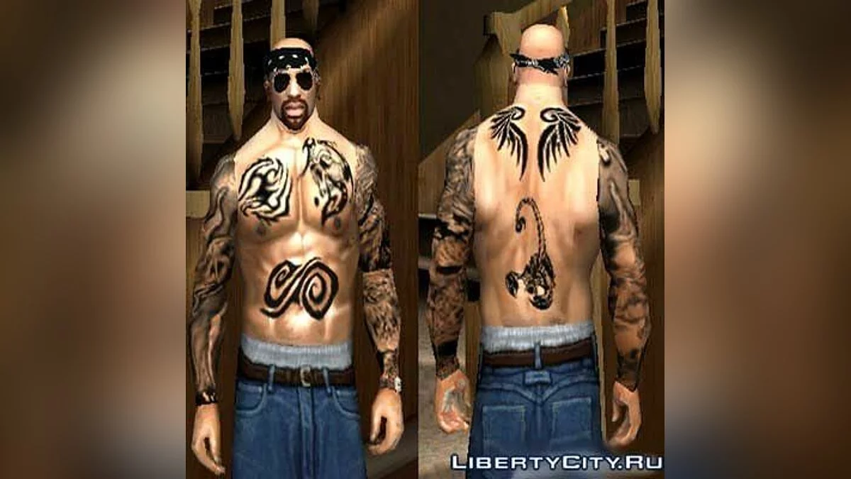 New Tattoos Cinhonem  / GTA San Andreas