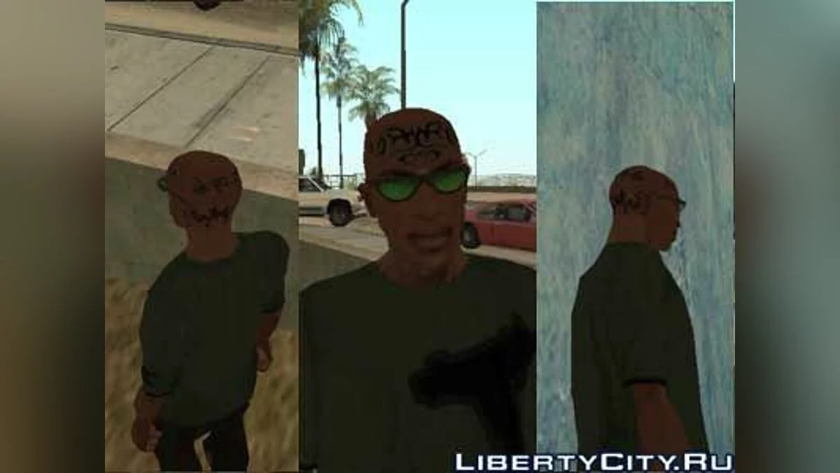 Bald tatoo / GTA San Andreas