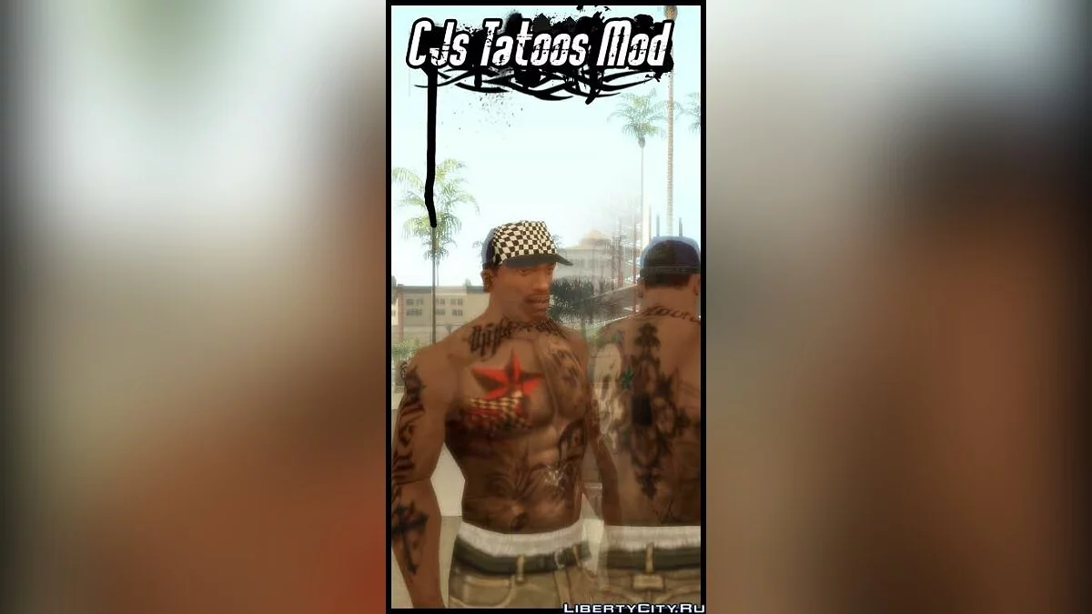 CJs Tattoos Mod (Skin) / GTA San Andreas
