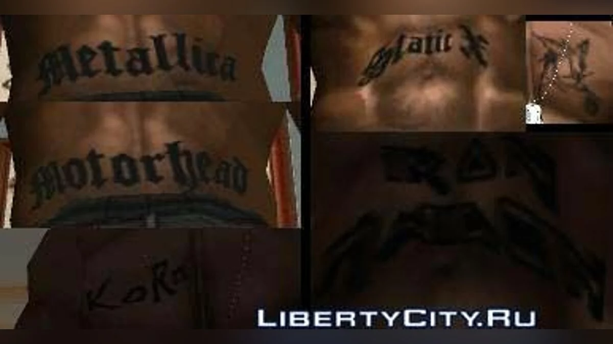 Metal Tattoos / GTA San Andreas