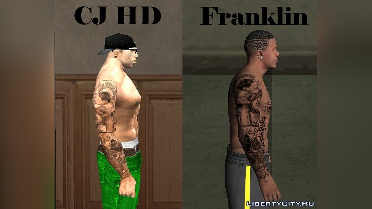 Татуировки для GTA San Andreas