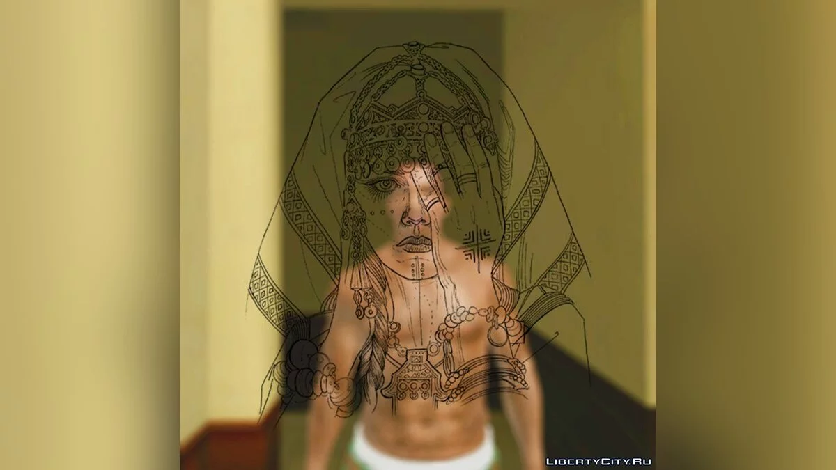 Новая татуировка для Си Джея / GTA San Andreas