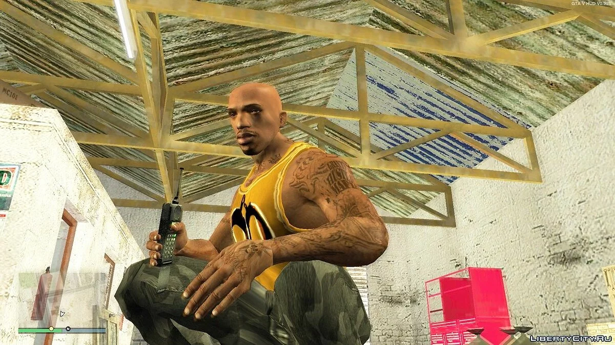 CJ INSANITY tattoo / GTA San Andreas