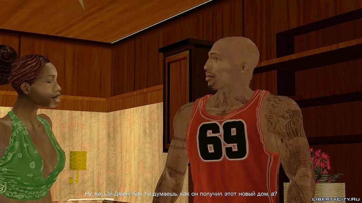 CJ INSANITY tattoo / GTA San Andreas