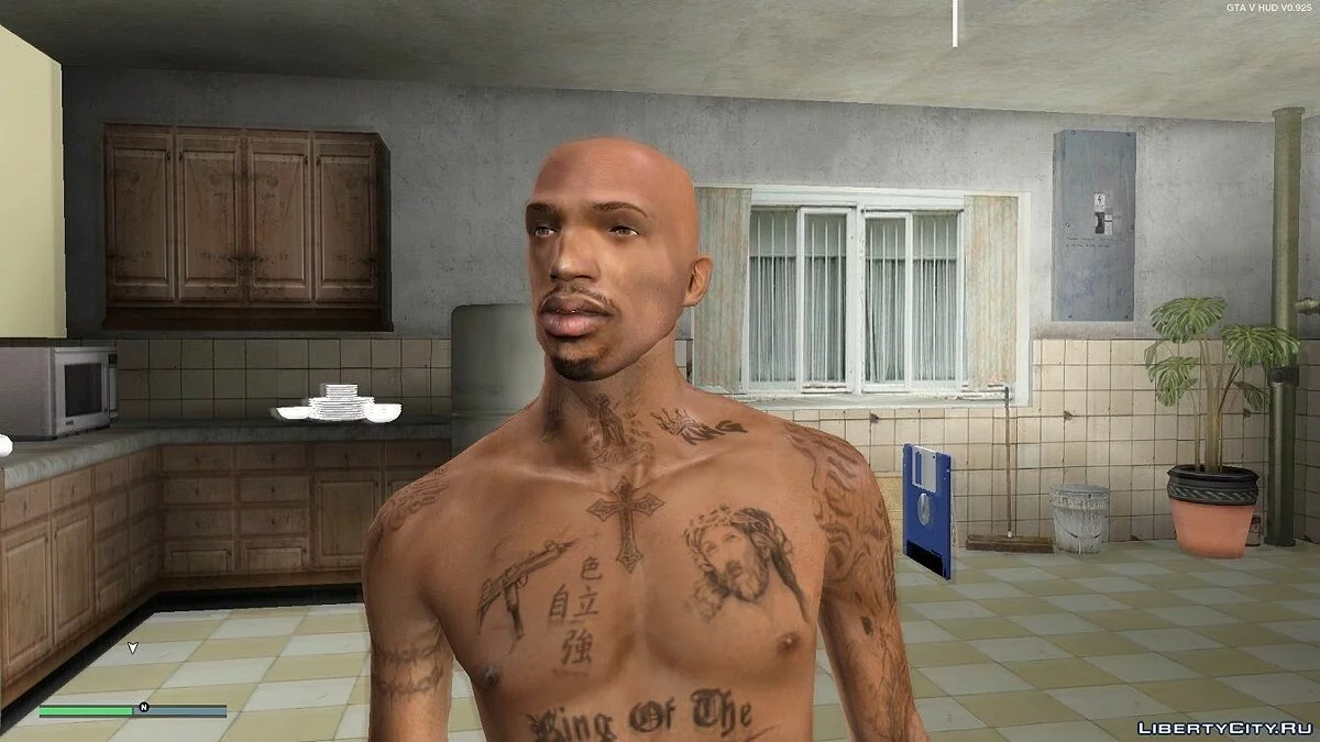 CJ INSANITY tattoo / GTA San Andreas