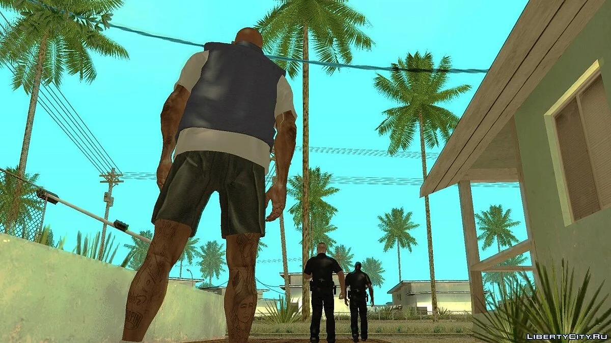 CJ INSANITY tattoo / GTA San Andreas