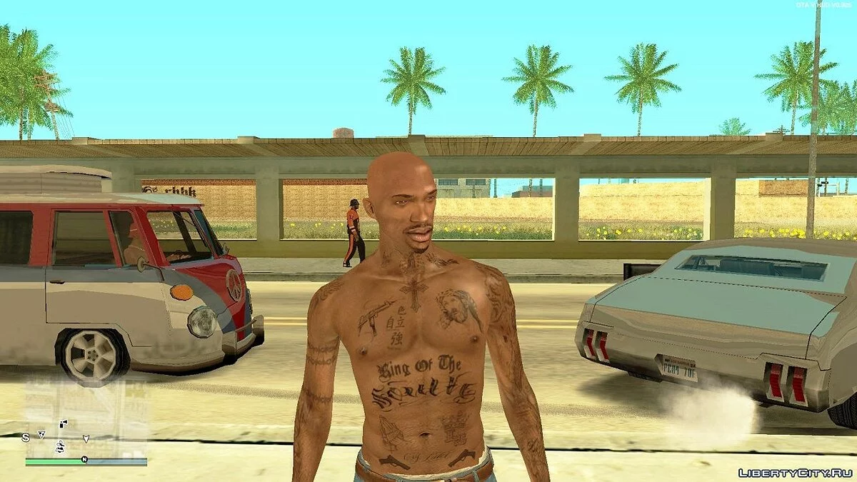 CJ INSANITY tattoo / GTA San Andreas